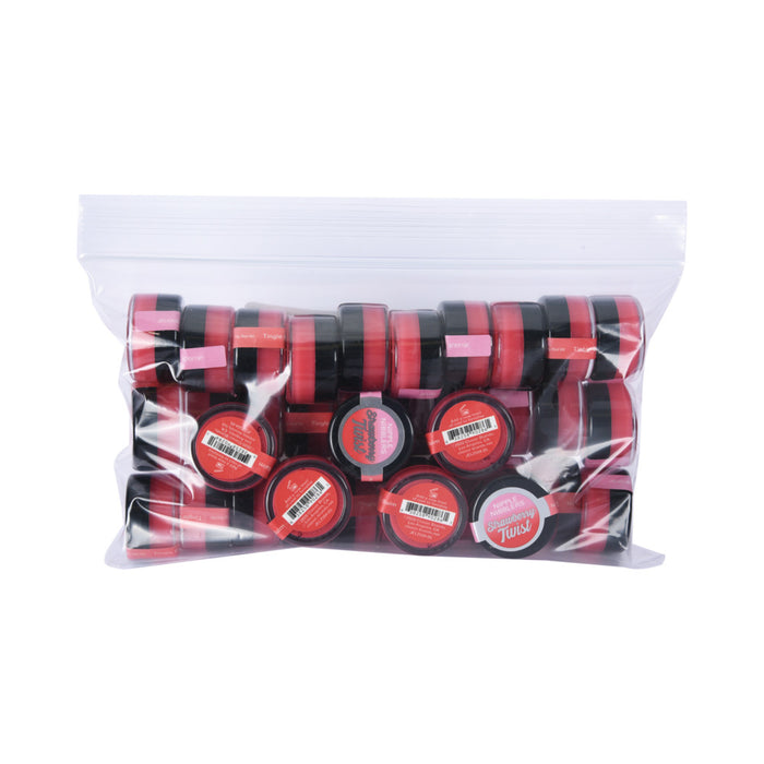 Jelique Nipple Nibbler Cool Tingle Balm 3g Strawberry Twist Bulk Bag 36pc