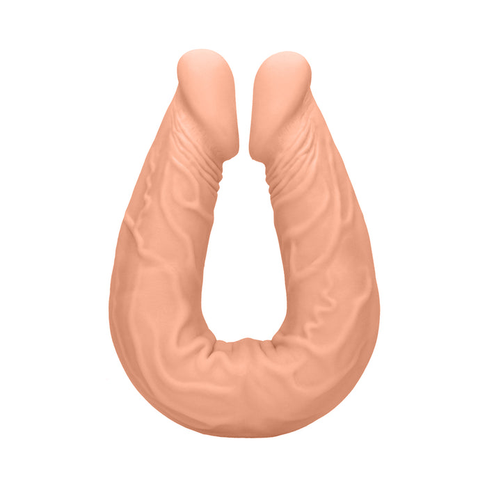 RealRock Skin Double Dong 14 in. Flexible Dual-Ended Dildo Beige