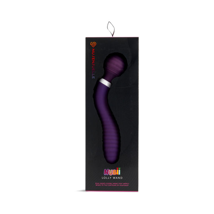 Nu Sensuelle Lolly Nubii Double-Ended Flexible Wand Purple