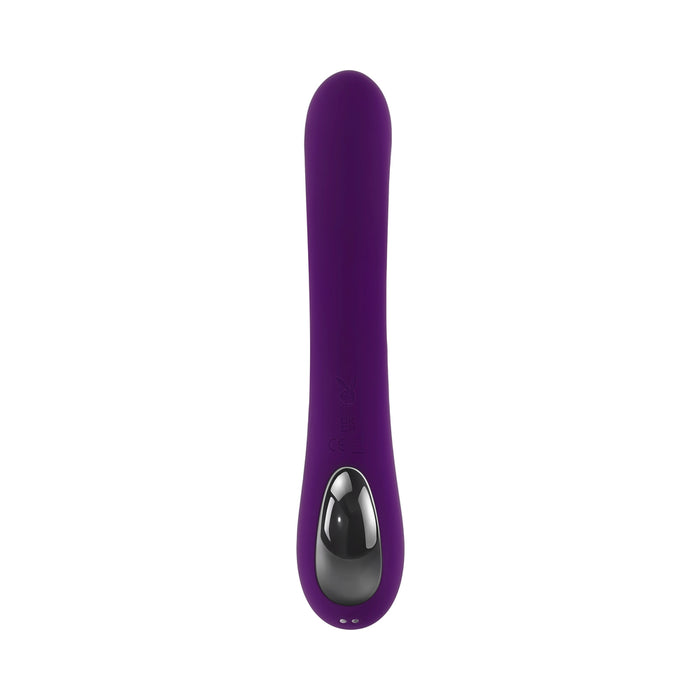 Playboy Curlicue Rechargeable Dual Stim Vibrator Silicone Acai