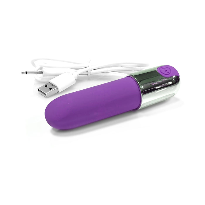 Nixie Smooch Rechargeable Lipstick Vibrator Purple Ombre