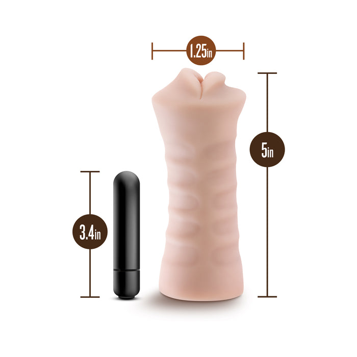 EnLust Nicole Vibrating Stroker Beige