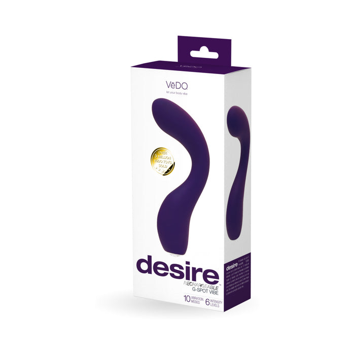 VeDO Desire Rechargeable G-Spot Vibe Purple