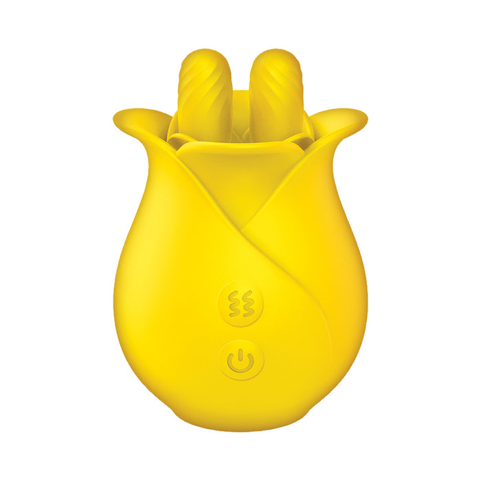 Clit-Tastic Tulip Finger Massager Yellow