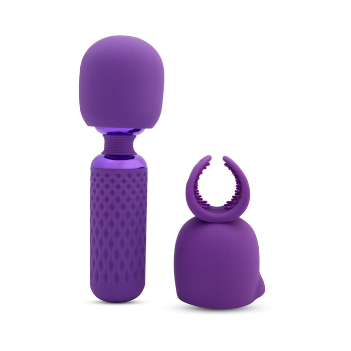 Nu Sensuelle Harlow Nubii Mini Wand W/ Masturbator Purple