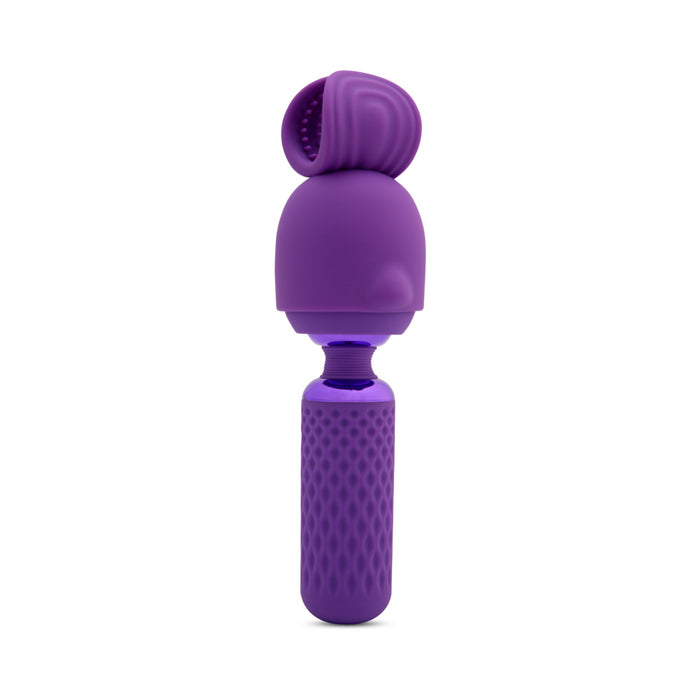 Nu Sensuelle Harlow Nubii Mini Wand W/ Masturbator Purple