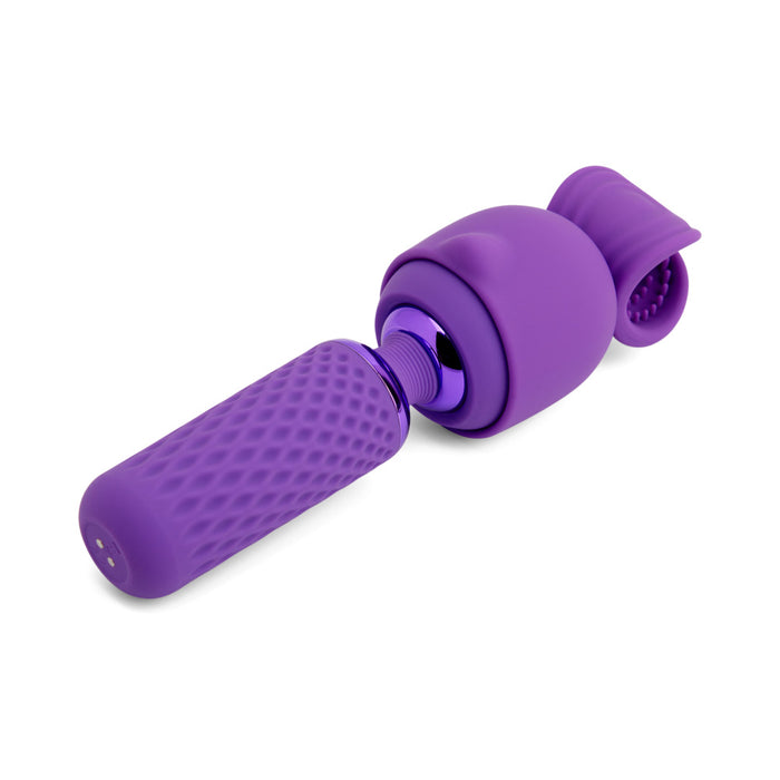 Nu Sensuelle Harlow Nubii Mini Wand W/ Masturbator Purple