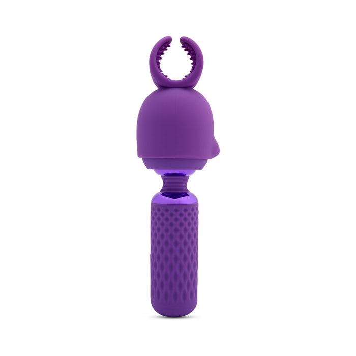 Nu Sensuelle Harlow Nubii Mini Wand W/ Masturbator Purple