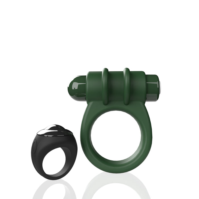 Screaming O Remote Controlled Switch Vibrating Ring Green