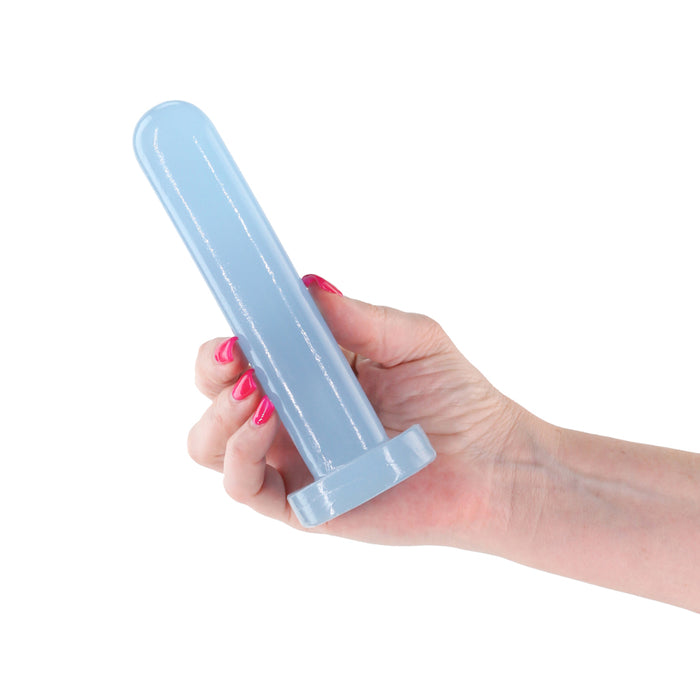 Firefly Thrill Small Glow-in-the-Dark Dildo Blue