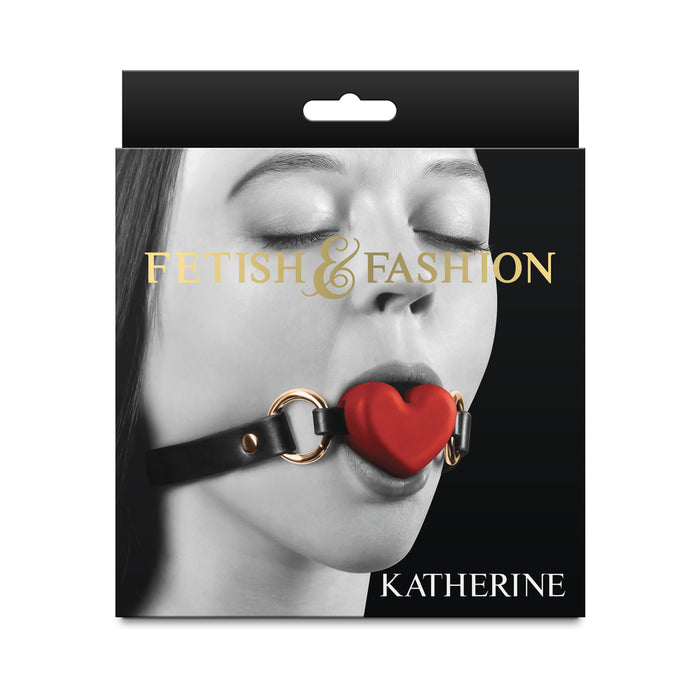 Fetish & Fashion Katherine Heart Gag Red