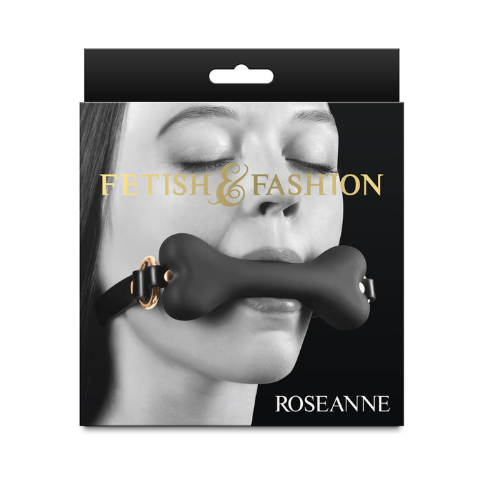 Fetish & Fashion Roseanne Bone Gag Black