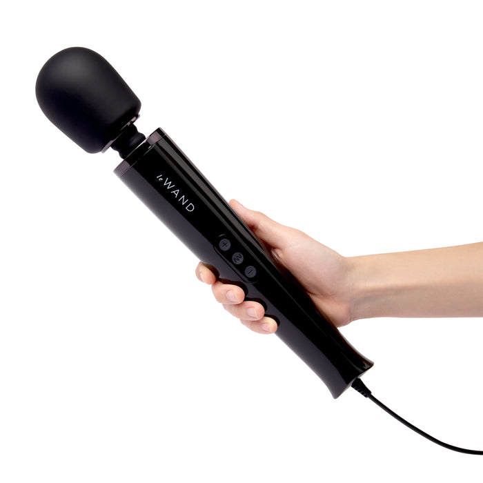 Le Wand Plug-In Vibrating Massager Black