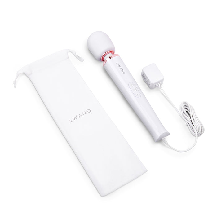 Le Wand Plug-In Vibrating Massager White