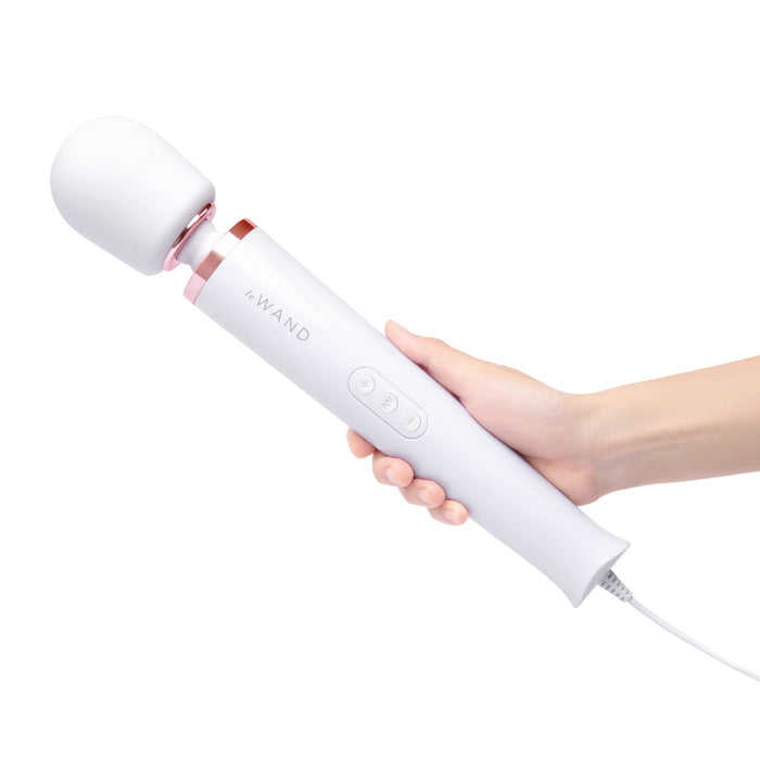 Le Wand Plug-In Vibrating Massager White