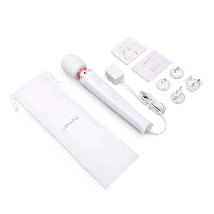 Le Wand Plug-In Vibrating Massager White