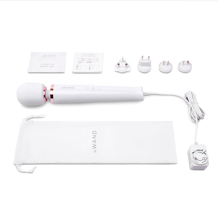 Le Wand Plug-In Vibrating Massager White