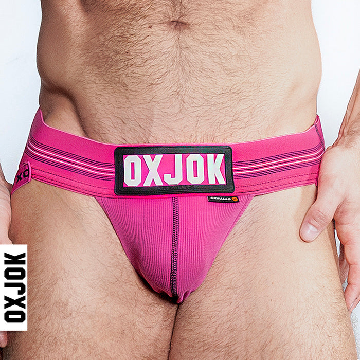 Oxballs Oxjok Slingjock Upthrust Slider-Strap Jock Pink Sky S