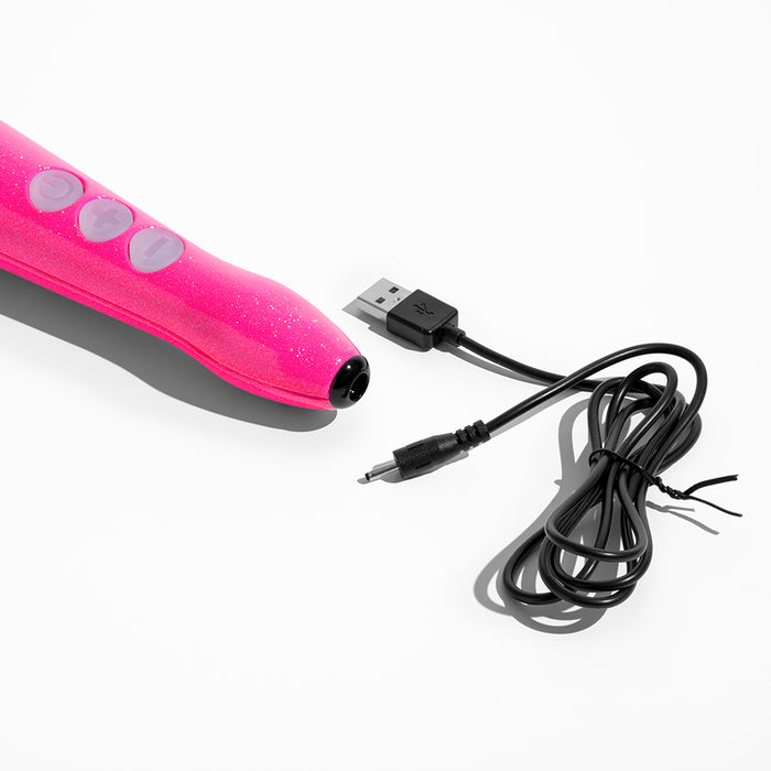 Doxy Die Cast 3R Rechargeable Compact Wand Vibrator Hot Pink