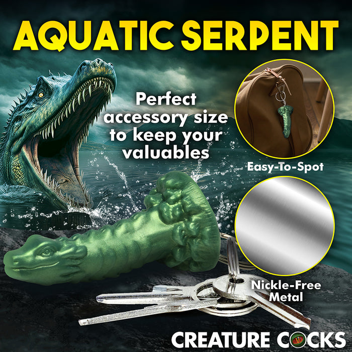 Creature Cocks Cockness Monster Silicone Keychain