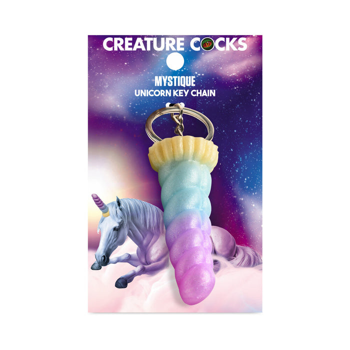 Creature Cocks Mystique Unicorn Silicone Keychain