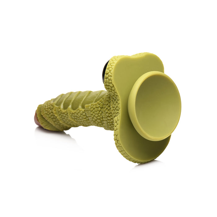 Creature Cocks Swamp Monster Green Scaly Silicone Dildo
