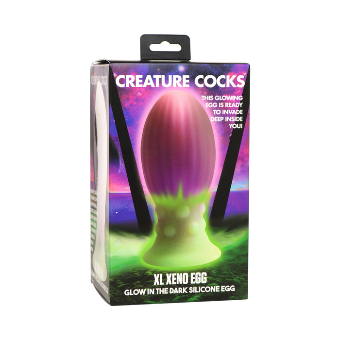 Creature Cocks XL Xeno Egg Glow-in-the-Dark Silicone Egg