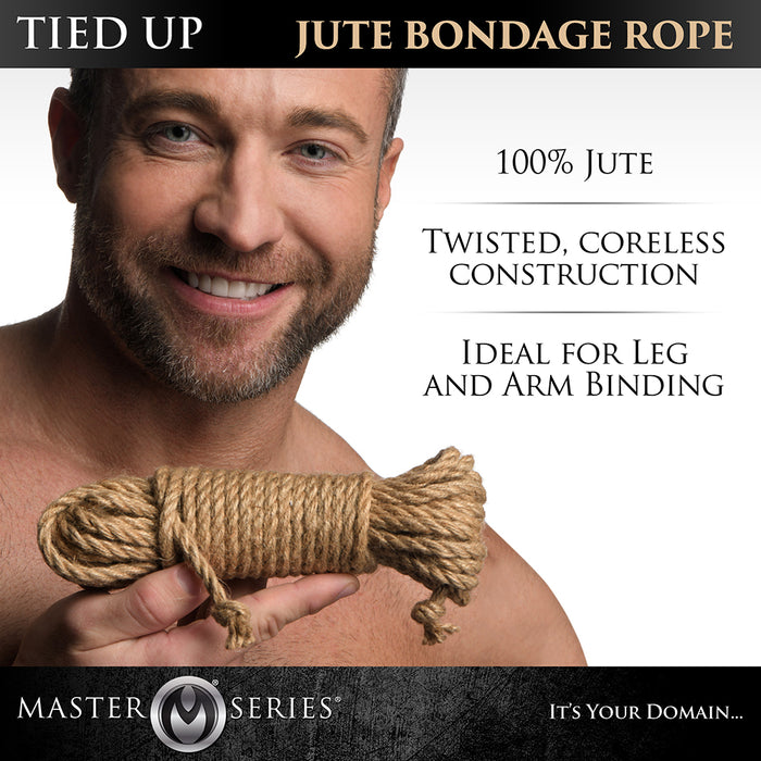 Master Series Tied Up Jute Bondage Rope 25 ft.