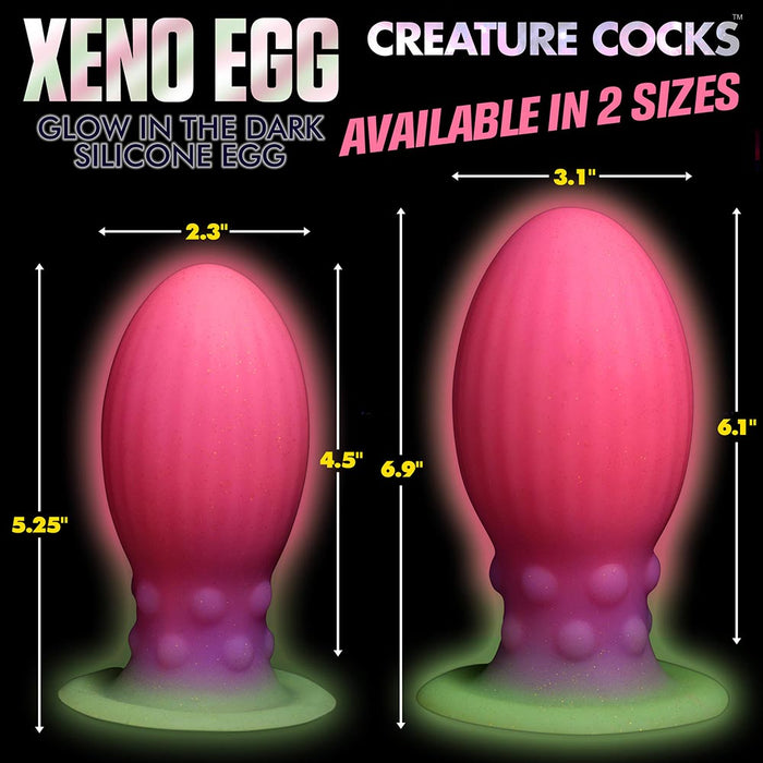 Creature Cocks Xeno Egg Glow-in-the-Dark Silicone Egg