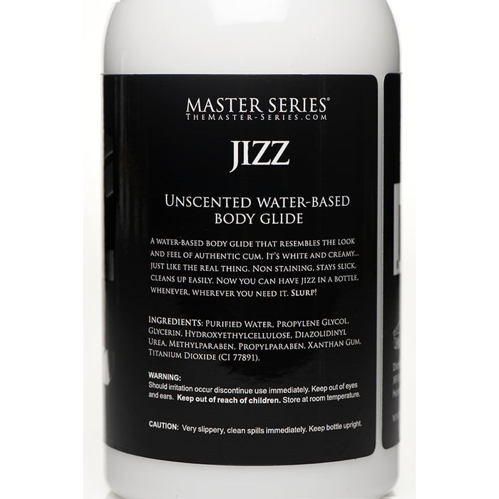 Master Series Unscented Water-Based Jizz Lubricant 16 oz.