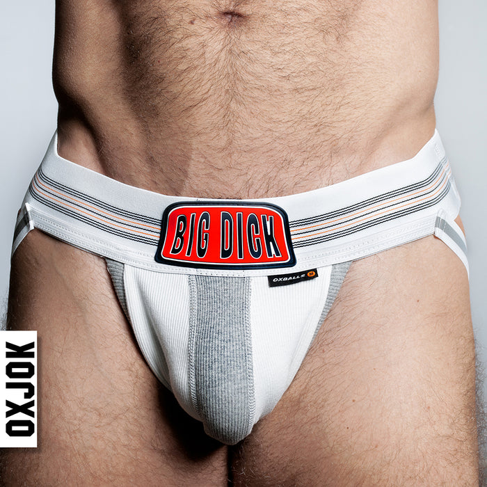 Oxballs Oxjok Bulger Pumper-Sack Slider Jock White Snow S