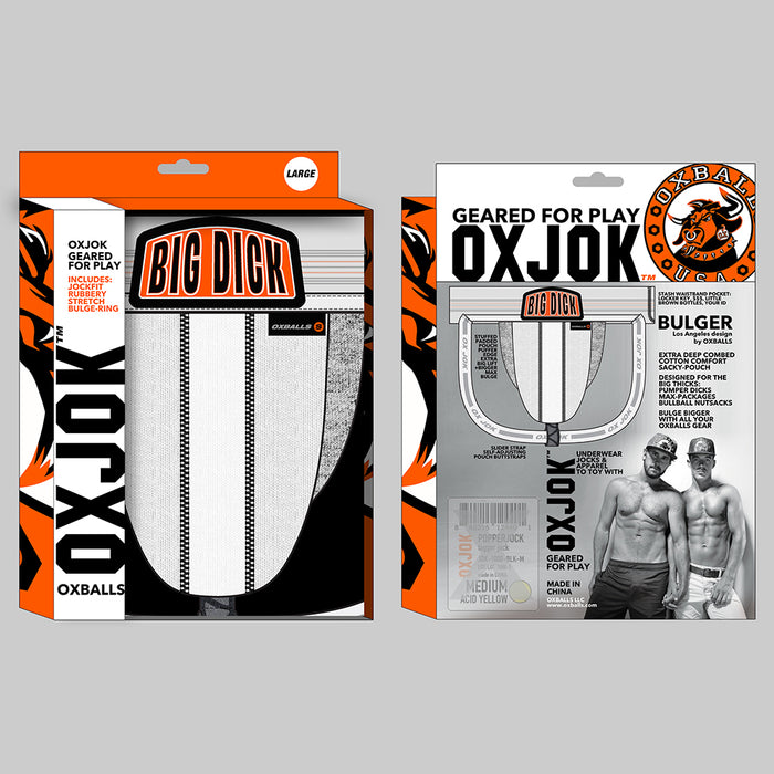 Oxballs Oxjok Bulger Pumper-Sack Slider Jock White Snow S