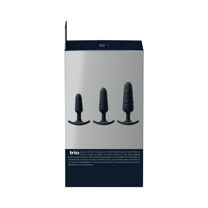 VeDO Trio Anal Plug Set Black