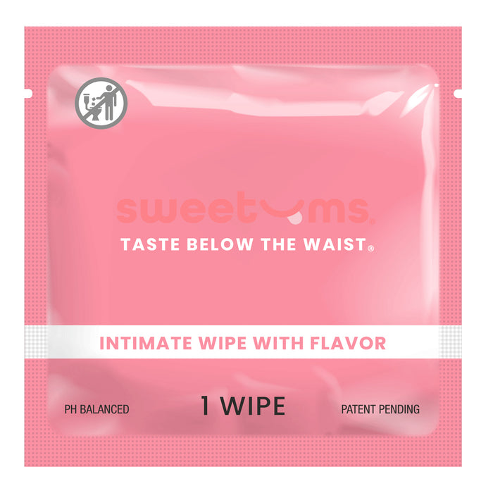 Sweetums Intimate Wipes Cherry Flavor 10-Pack