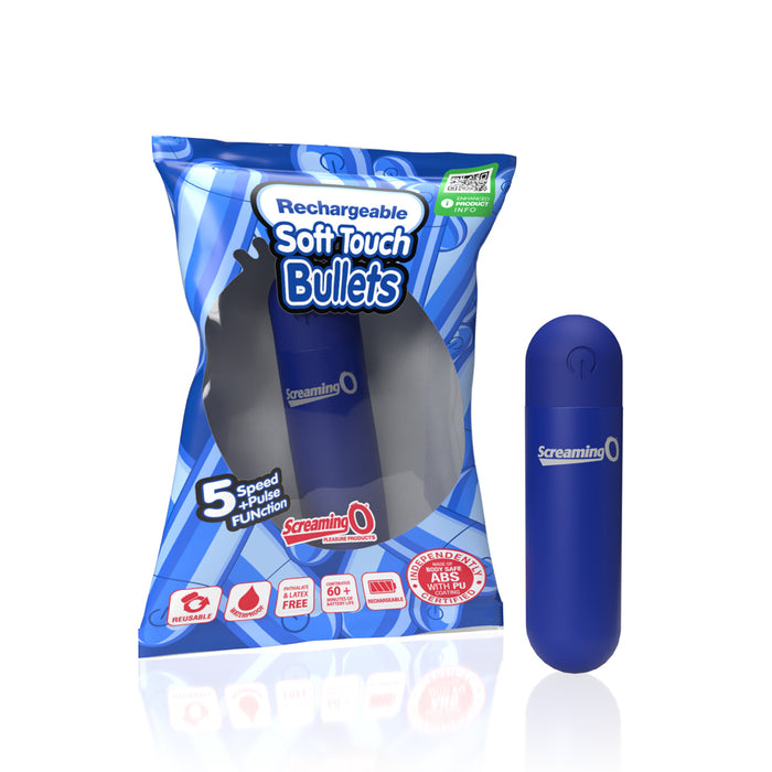 Screaming O Soft Touch Rechargeable Bullets in POP Box Assorted