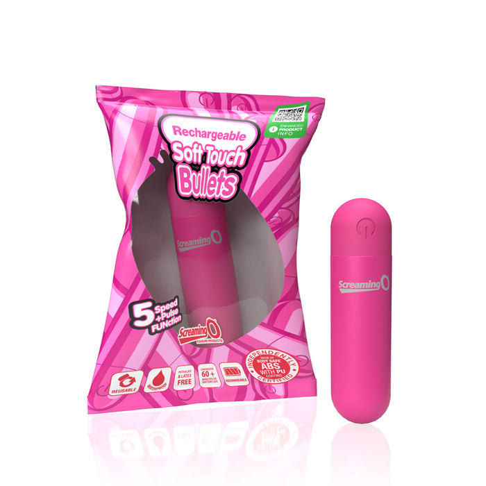 Screaming O Soft Touch Rechargeable Bullets in POP Box Assorted