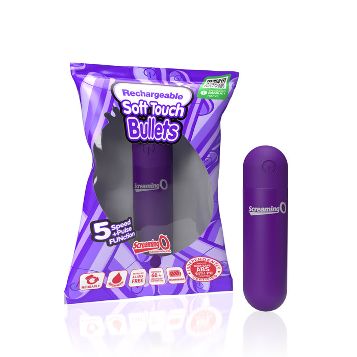 Screaming O Soft Touch Rechargeable Bullets in POP Box Assorted