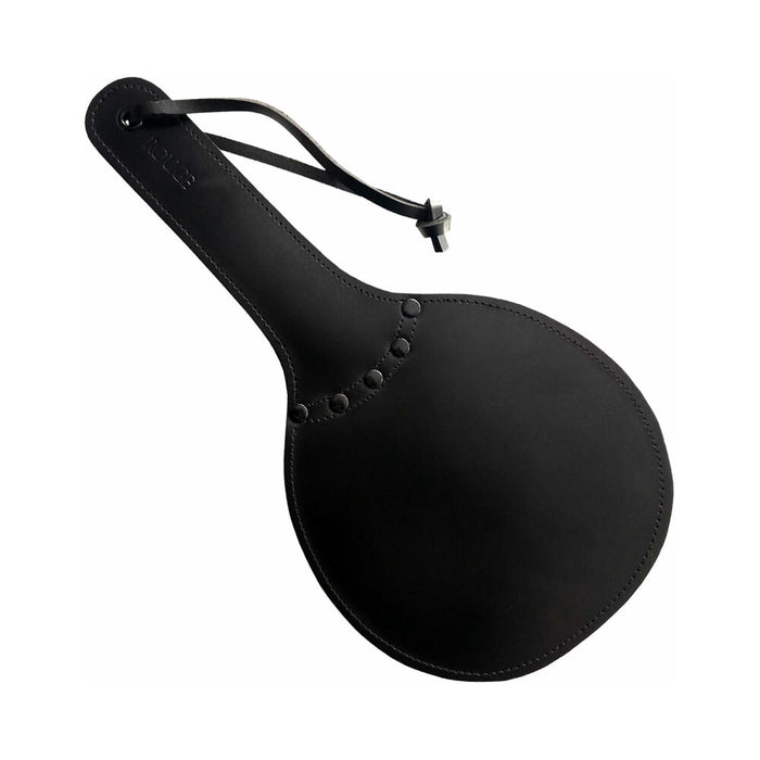 Rouge Leather Padded Ping Pong Paddle Black with Black Accessories