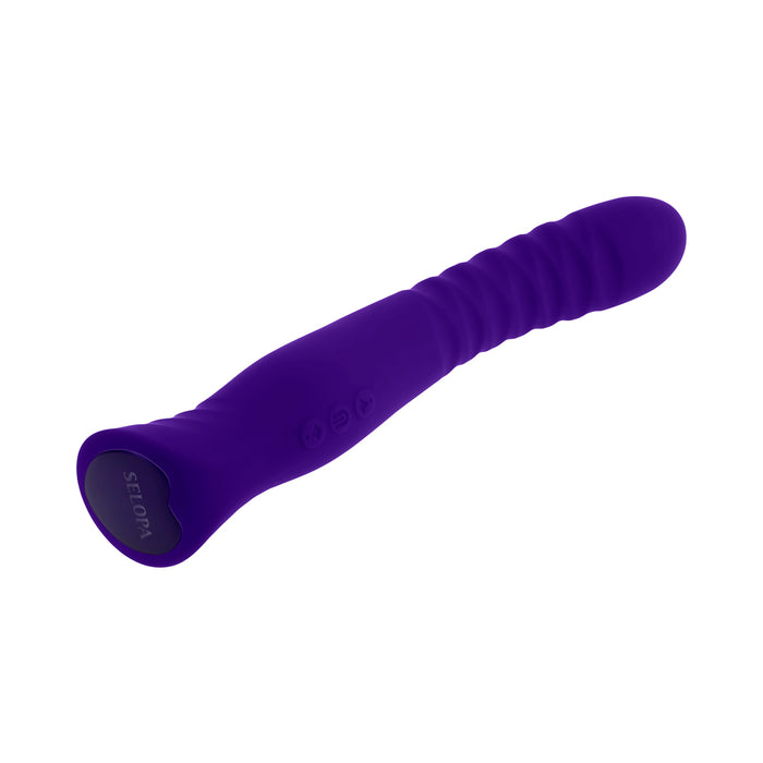 Selopa Trixxxie Rechargeable Vibrator Silicone Purple