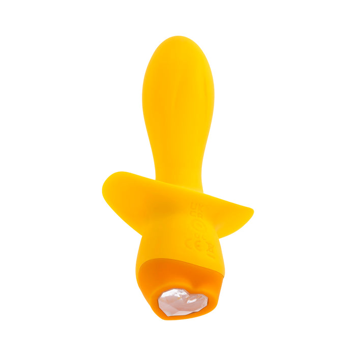 Selopa Mellow Yellow Rechargeable Vibrating Plug Silicone Yellow