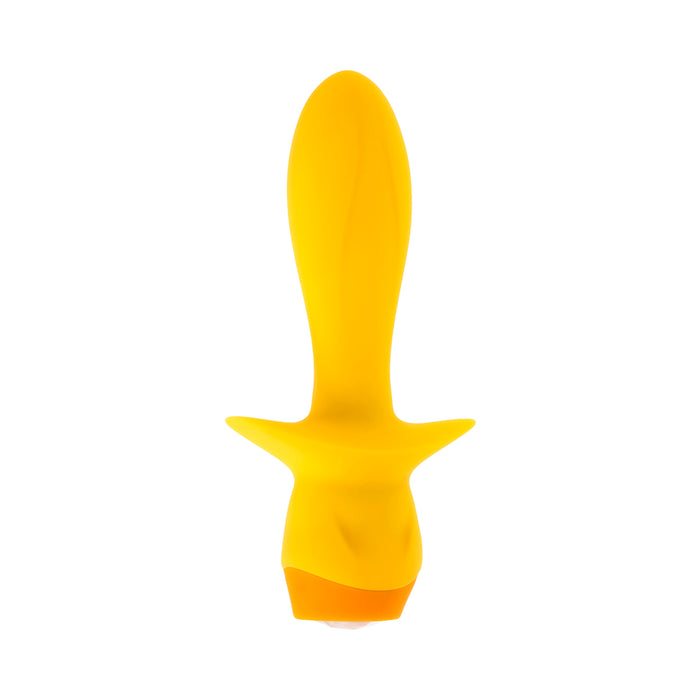 Selopa Mellow Yellow Rechargeable Vibrating Plug Silicone Yellow