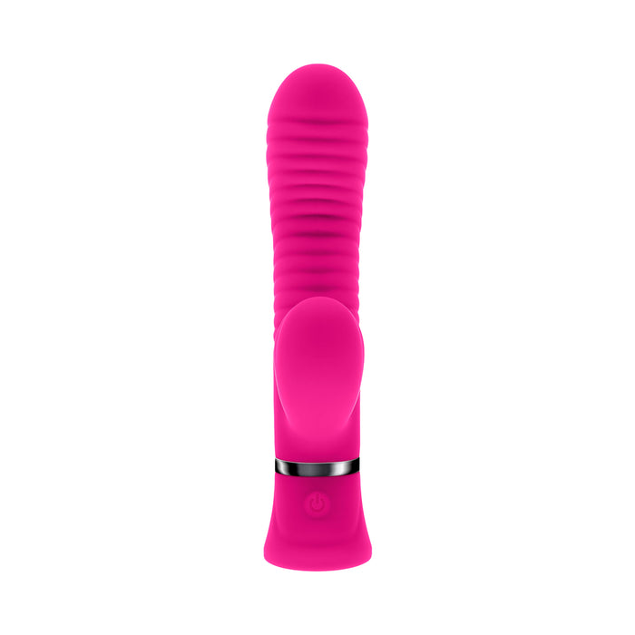 Selopa Next Wave Rechargeable Vibrating Dual Stimulatore Vibrator Silicone Pink