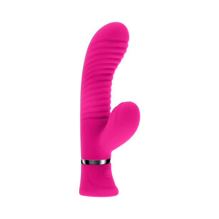 Selopa Next Wave Rechargeable Vibrating Dual Stimulatore Vibrator Silicone Pink