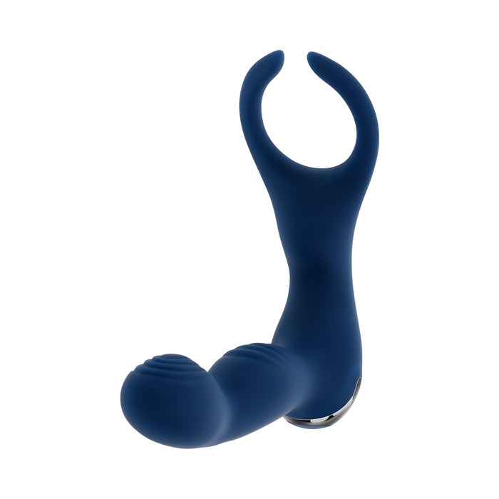 Zero Tolerance By All Means Rechargeable Vibrating Prostate Vibrator With Remote Silicone Blue