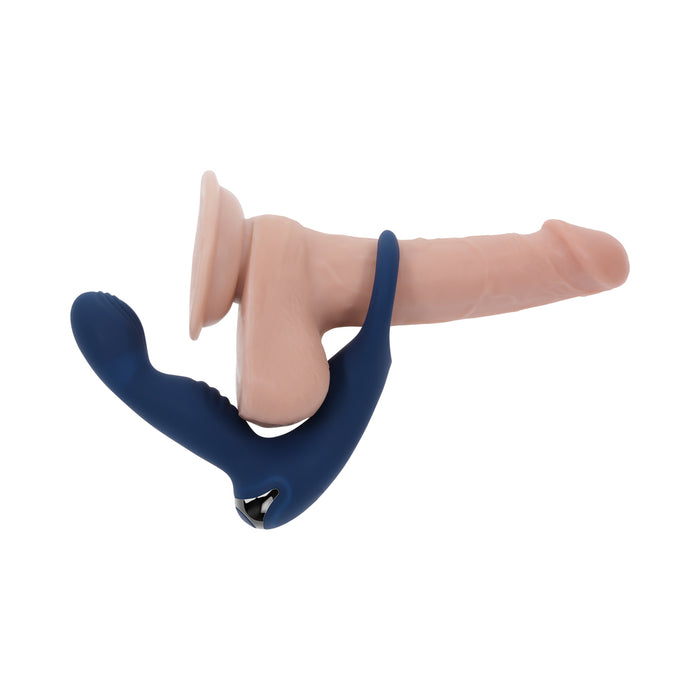 Zero Tolerance By All Means Rechargeable Vibrating Prostate Vibrator With Remote Silicone Blue