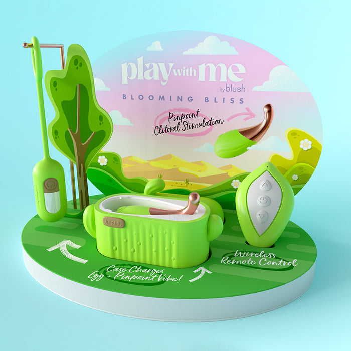 Play With Me Blooming Bliss Tester Display