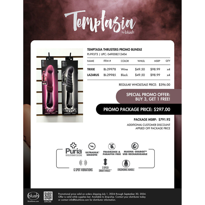 Temptasia Thrusters Promo Bundle