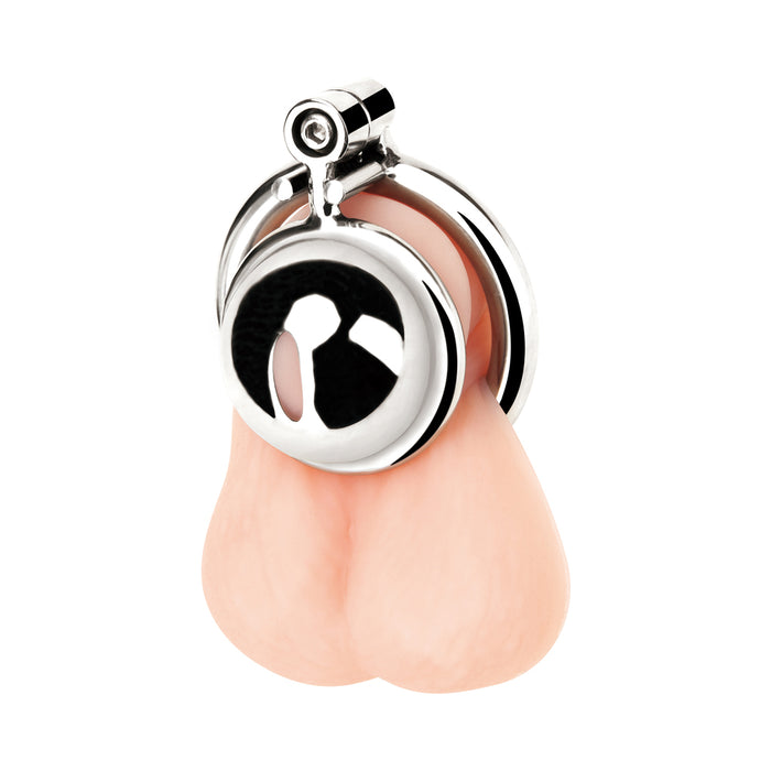 Blue Line Mini Cock Micro Chastity Cage