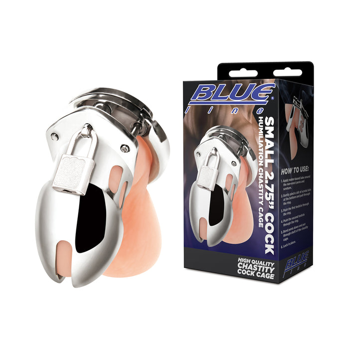 Blue Line Small 2.75 in. Cock Humiliation Chastity Cage