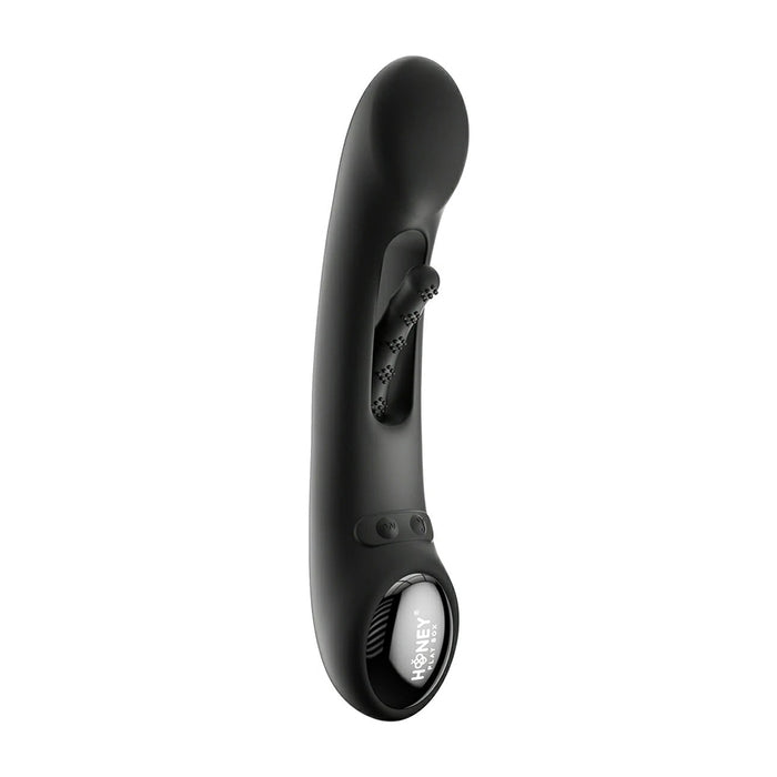 Honey Play Box Tempo Pressure Sensing App-Controlled Tapping G-Spot Vibrator Black